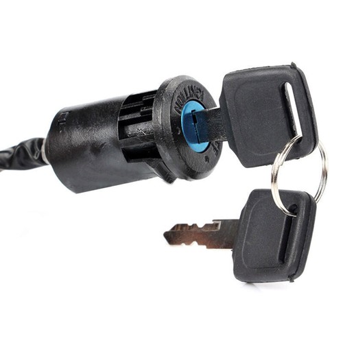 Universal Black Portable Motorcycle Rubber Ignition Switch Key Kit Accessories - Picture 4 of 11