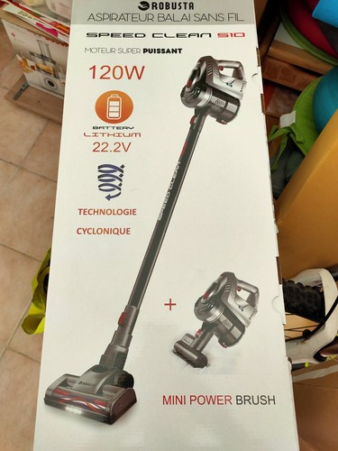 Balai Robusta Aspirateur Balai Sans Fil Deepclean 120 Balai