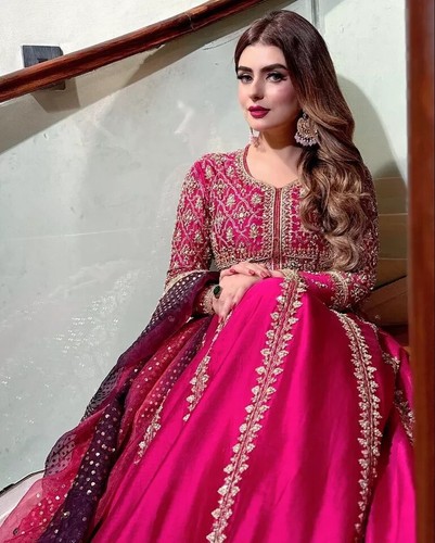 PARTYKLEIDUNG KLEID SALWAR KAMEEZ ANARKALI KLEID BOLLYWOOD PAKISTANISCH INDISCH HOCHZEIT - Bild 9 von 11