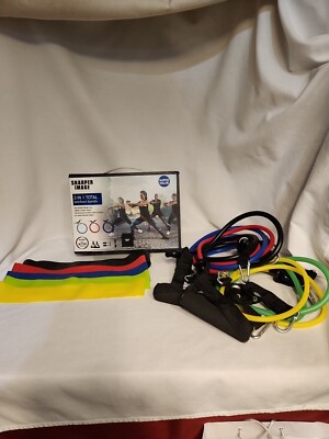 Sharper Image 3 In 1 Total Workout Bands, 5 Pc Resistance & 7 PC Resistance  