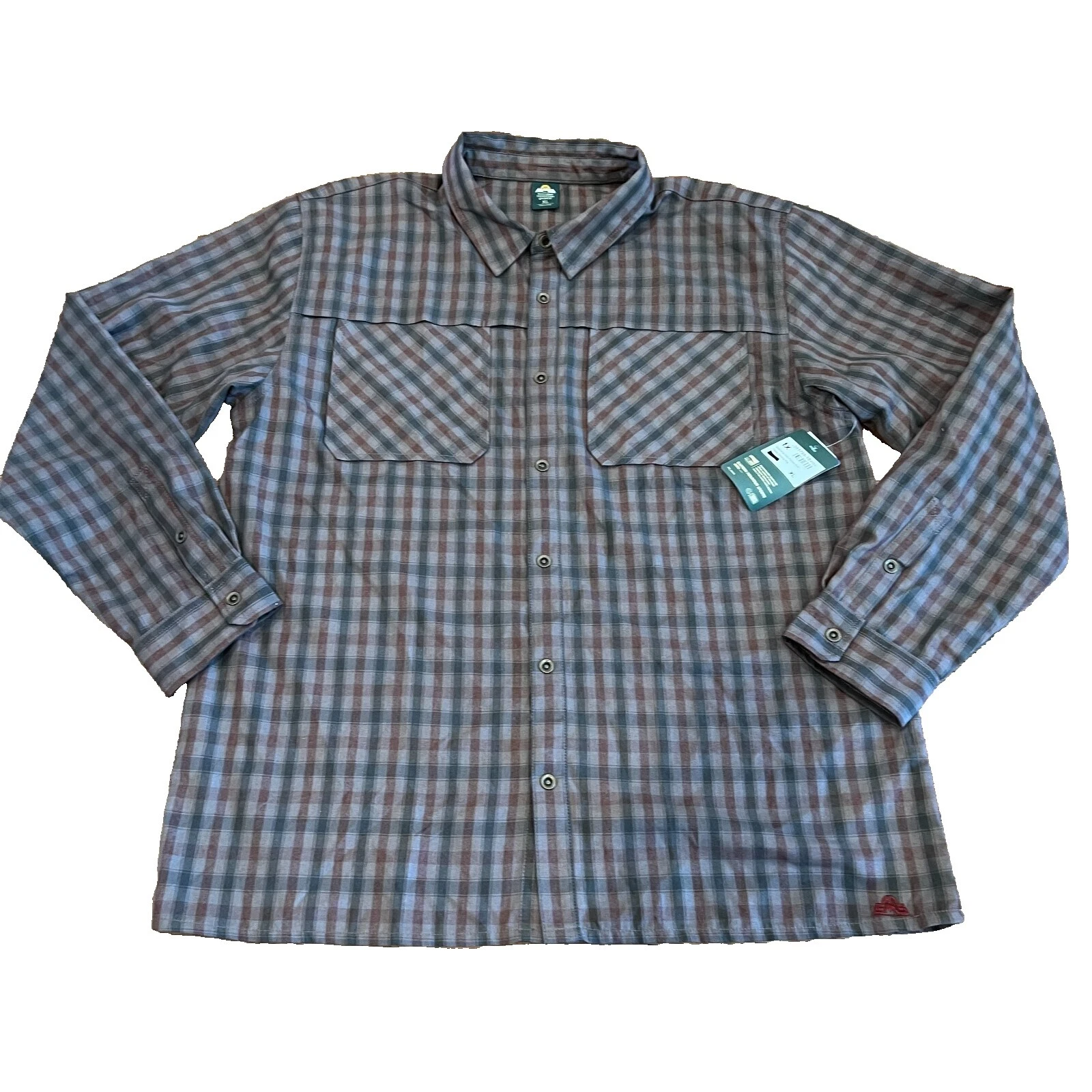 EMS Polyester Regular Size Casual Button-Down Shirts for Men