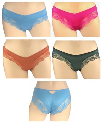 VICTORIA'S SECRET VERY SEXY FLORAL LACE TRIM HIGH LEG CHEEKY PANTY XS S M L XL
