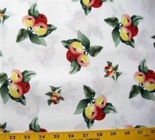 BTY RJR In Love with Nature Peaches Allover Cotton Fabric by The Yard 7434