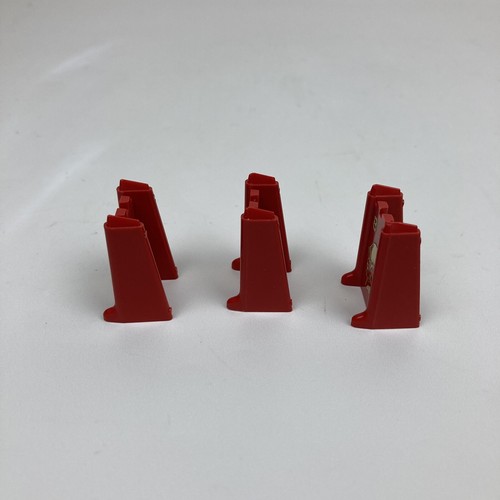 3 Red Miner 1970 Milton Bradley Stratego Game Replacement Pieces - Picture 2 of 4