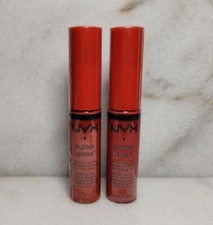 2- NYX Butter Lip Gloss, BLG25 Strawberry Jam
