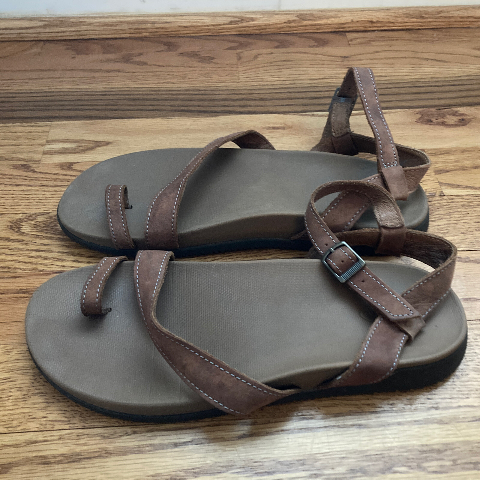 Chaco Tulip size 9 brown leather womens sandals EUC | eBay