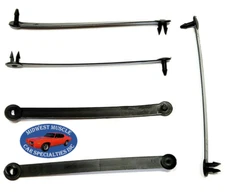 GM GMC Fender Well Headlight Lamps Lighting Wiring Harness & Hose Straps 5pcs FD