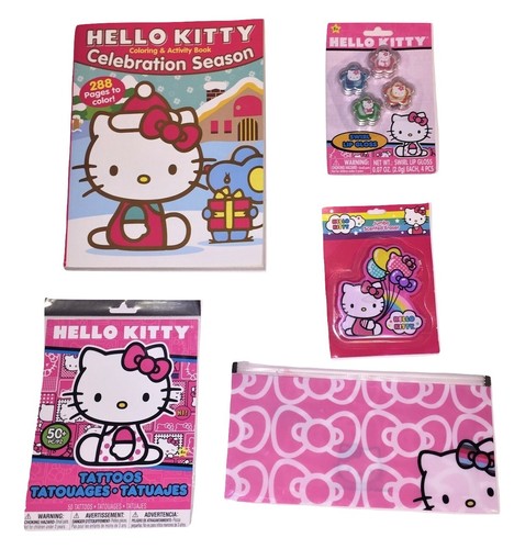 Hello Kitty Activity Gift Set ~ Celebration Season (5 Items, 1 Set) | eBay