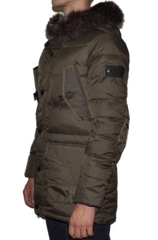 SUPERDRY Men's M50013GP Olive Sport Ski Longline Down Chinook