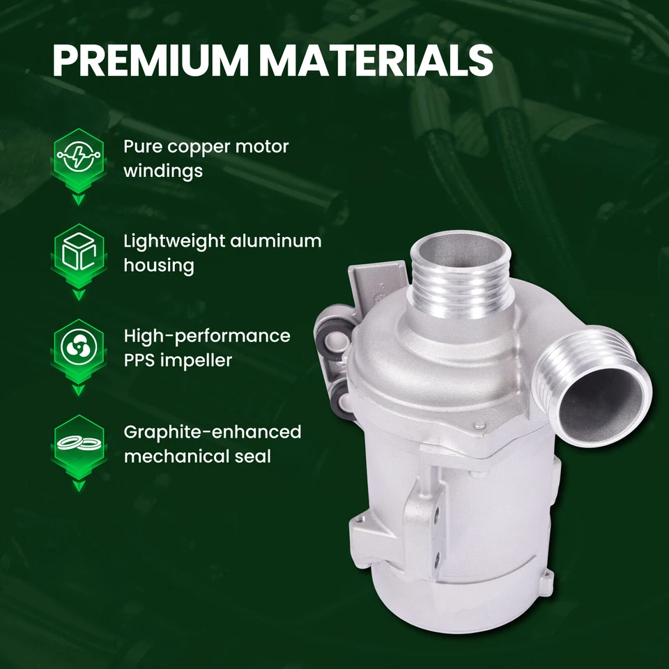 Engine Water Pump Fit 2011 BMW 528i & 2011-2012 BMW X3 3.0L 11517583836 - Image 3 of 4