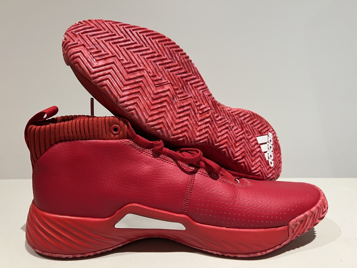 NEW Adidas Damian Lillard Dame LE Basketball Shoes Red/White