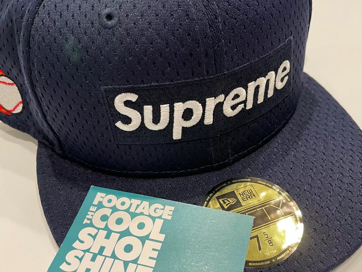 New Era SUPREME BOX LOGO Blue 9F Hat/ Cap