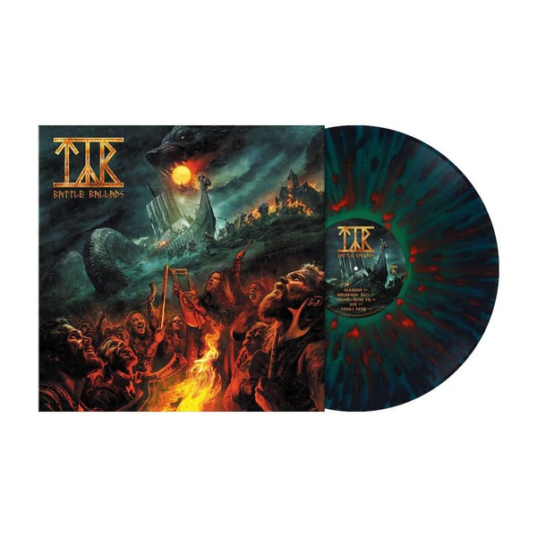 Tyr - Battle Ballads - Vinyl-Lp - Dark Teal Green Melt With Red Splatter Vinyl-image