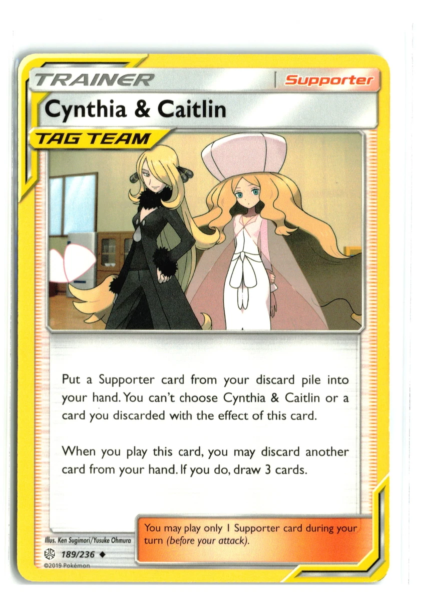 Cynthia & Caitlin Pokémon TCG Cards for sale | eBay