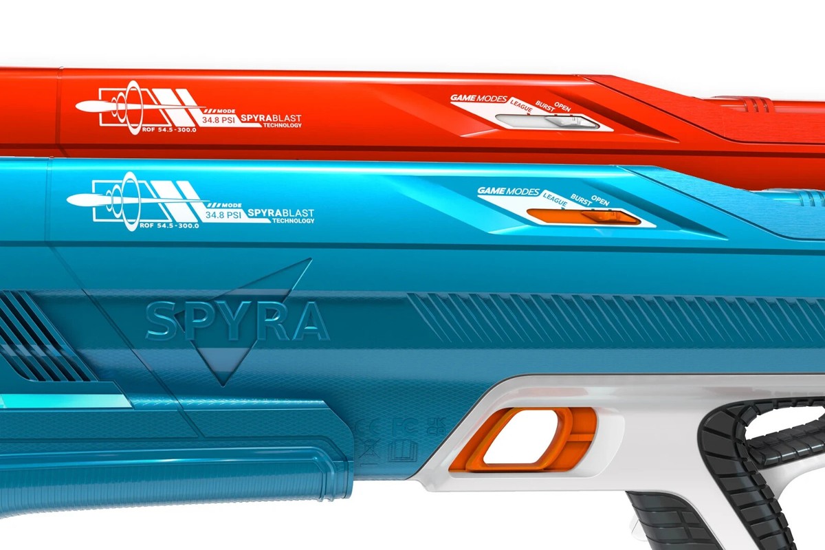 SPYRA3 ウォーターガン 2つセット 赤 青 Spyra 3 SpyraThree Spyra Three Water Blaster Toy Gun Red