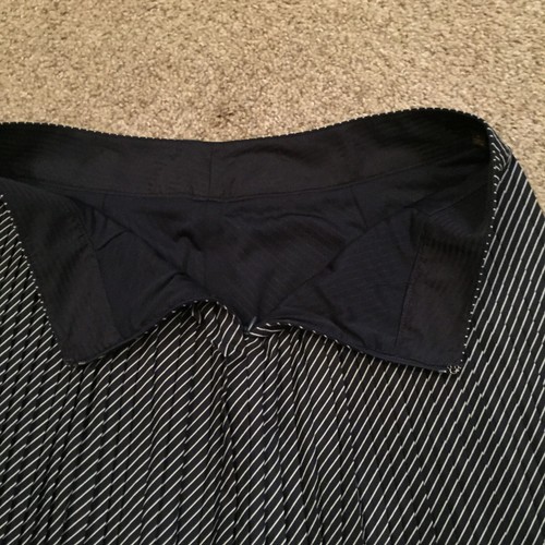 The Limited Skirt Medium Knee Length Lined Black Striped - Picture 8 of 12