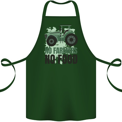 Traktor No Farmers No Food Farming Baumwollschürze 100% Bio