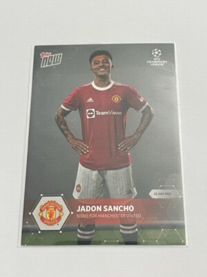 Topps Now Champions League 2021/22 #PS03 Jadon Sancho - Manchester United