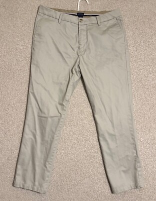Dockers Men s Slim Fit Flex Comfort Khakis Pants W36 L29 Beige Chinos Work