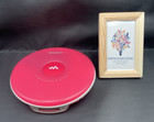 Sony D-EJ002 Walkman Portable CD Player Pink Tested Works Japan Used