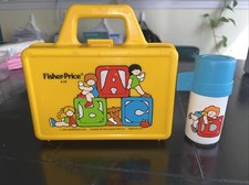 Fisher Price Play Lunch Box 638 Complete Set 1979 Vintage