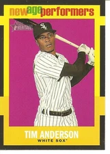 2020 TOPPS HERITAGE TIM ANDERSON NEW AGE PERFORMERS BASEBALL CARD   NAP-16