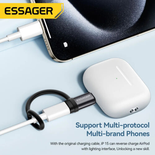 Type C To Lighting and Lighting To Type C For iPhone OTG Adapters Fast Charging - Picture 5 of 11