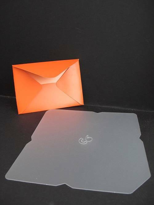 1 x Durable Plastic C6 Envelope Template 162 x 114mm for Cardmaking AM460
