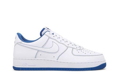 Nike Air Force 1 '07 'Contrast Stitch - White Game Royal' CV1724-101