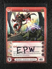 Chaotic TCG 3 Max EPW Vyll 14/100 SS 1st Ed Uncommon NM/LP