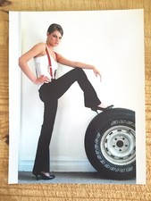 HIGH HEELS,SUSPENDERS.14"x11" KODAK ROYAL PHOTO PRINT OF BEAUTIFUL GLAMOUR MODEL