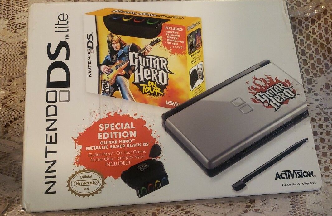 Nintendo DS Lite Guitar Hero: On Tour Special Edition Bundle New