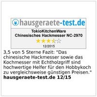 Tokiokitchenware Chinesisches KüChenbeil: Chinesisches Hackmesser, Handgefertigt