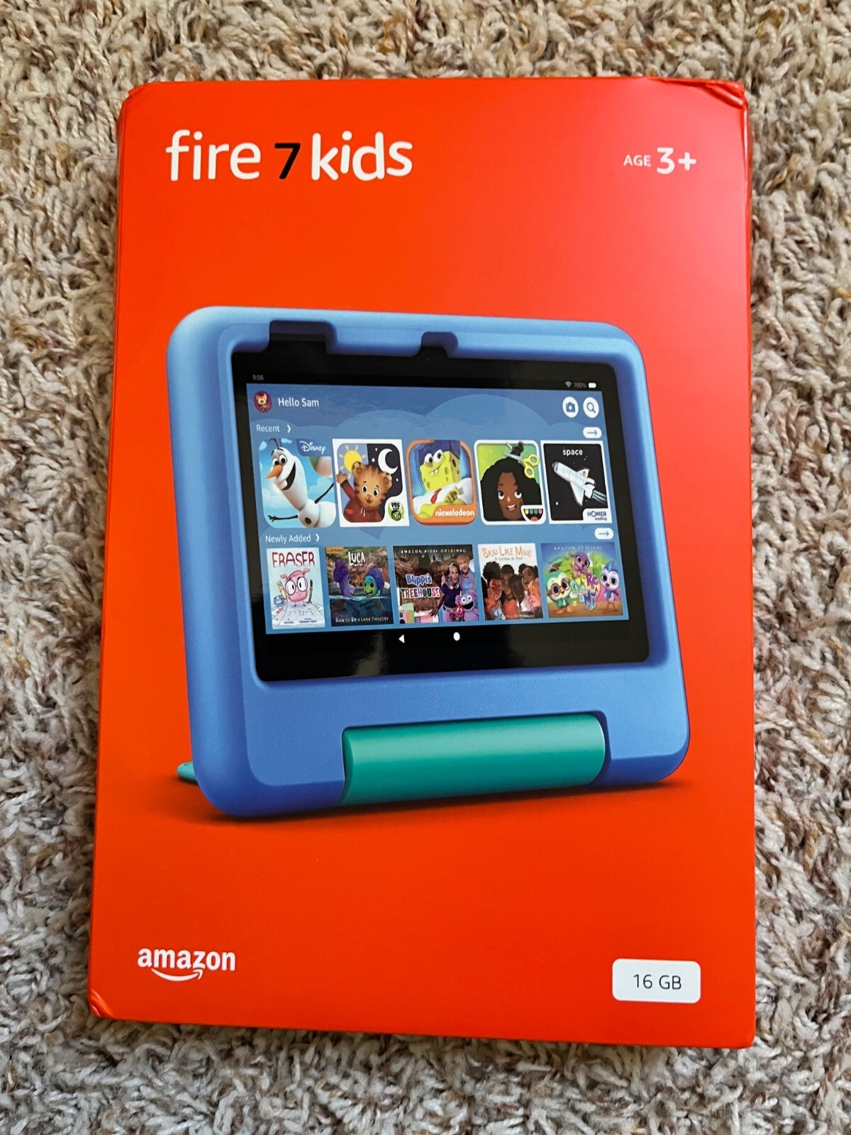 Amazon Fire 7 Kids Edition 16GB Tablet 7in Display bundle KidProof