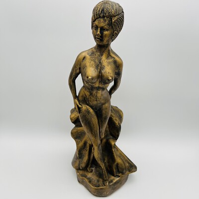 Woman Nude Sculpture Art Deco Nouveau 20 