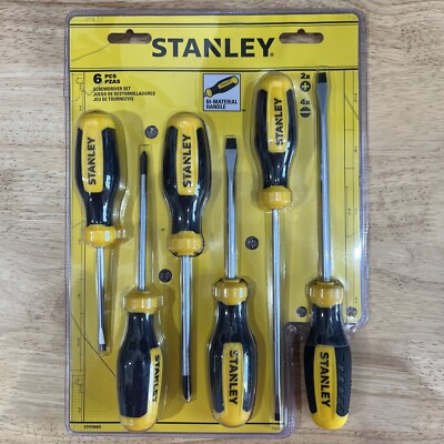 Stanley Stht60025 Fluted Standard Screwdriver Set, 6-Piece