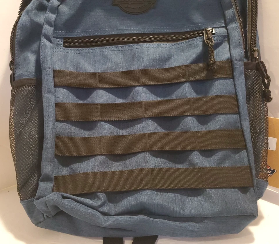 Mochila DICKIES Doble Bolsillo Azul y Negra Senderismo o Regreso al Cole Foto 3 de 4