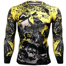 [FX-125] BTOPERFORM Compression Skin Tight Base layer Rash guard MMA Gym Yoga