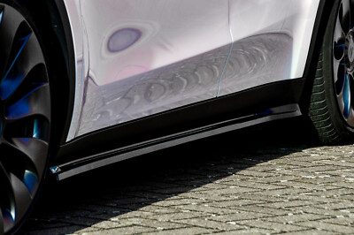 CUP Seitenschweller Sideskirts aus ABS passend für Tesla Model Y + Performance