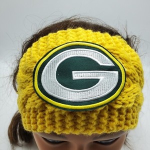 Green Bay Packers Headband Nfl Football Aaron Rodgers Earmuff Knit Headband Ebay