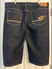 Enyce Blue Jean Shorts, Logo Jorts JNCO Style y2k, Men's 42