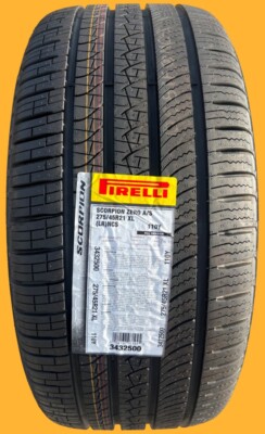 ONE NEW 275/45R21 Pirelli Scorpion Zero A/S All Season LR Land