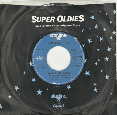 Nat King Cole-Ramblin' Rose/The Good Times    New & Unplayed 45 MINT