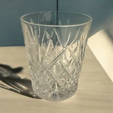 Villemont Cristal D'Arques Durand glasses double old fashion tumbler 3.75”