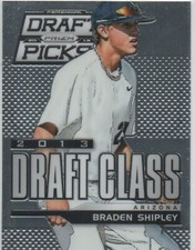 2013 Prizm Draft Picks Draft Class #115 Braden Shipley Arizona RC Insert 19