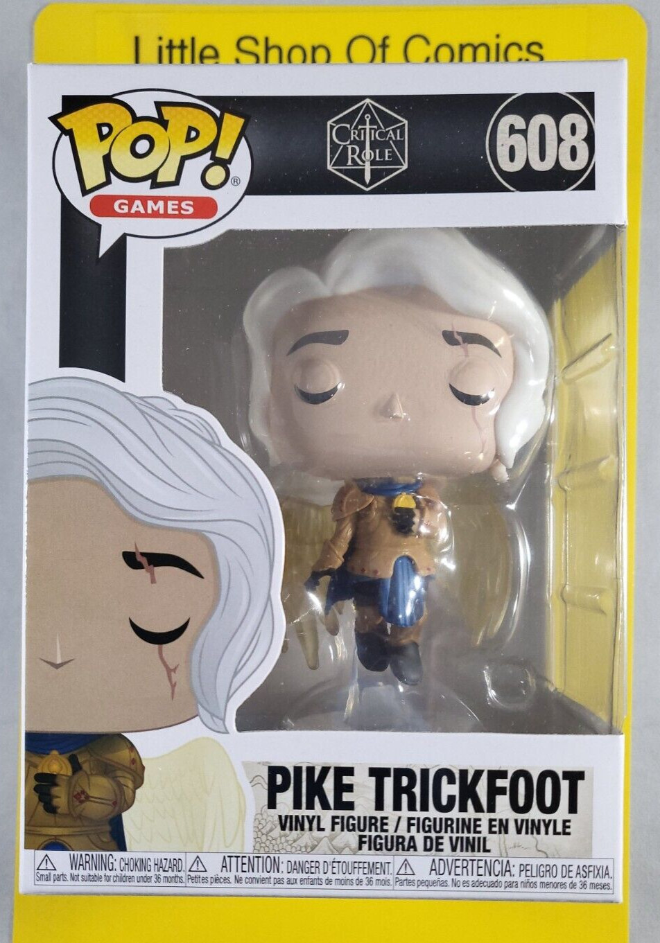 Funko Pop! Critical Role Vox Machina Pike Trickfoot #608 Vinyl Figure See Photos