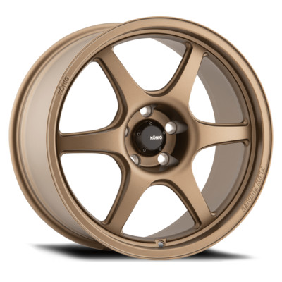 KONIG HEXAFORM WHEEL 15X7.5'' 4X100 +35MM OFFSET MATTE BRONZE