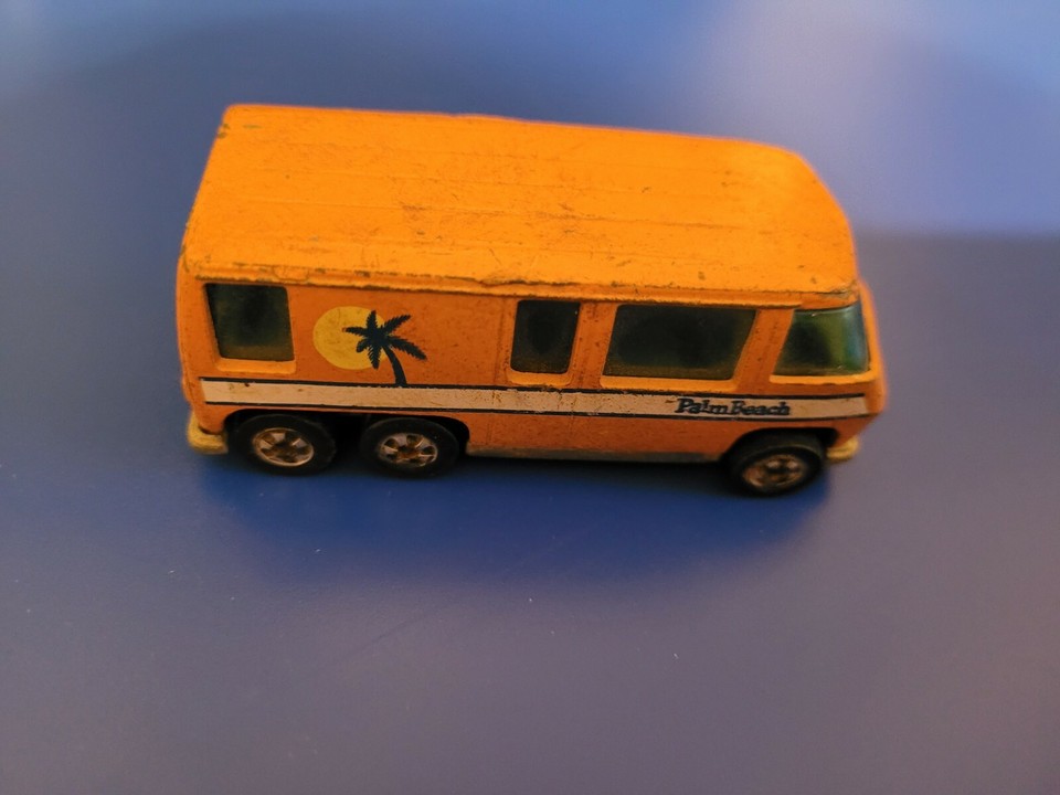 Vintage 1976 Hot Wheels Blackwall GMC MOTORHOME Palm Beach (Hong Kong