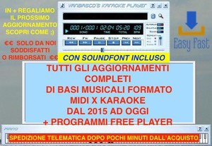 tutto gratis base musicale x karaoke vanbasco