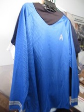 Star Trek Spock Uniform Shirt Top Blue Men's XL Rubie's Costume Co. 2016 version